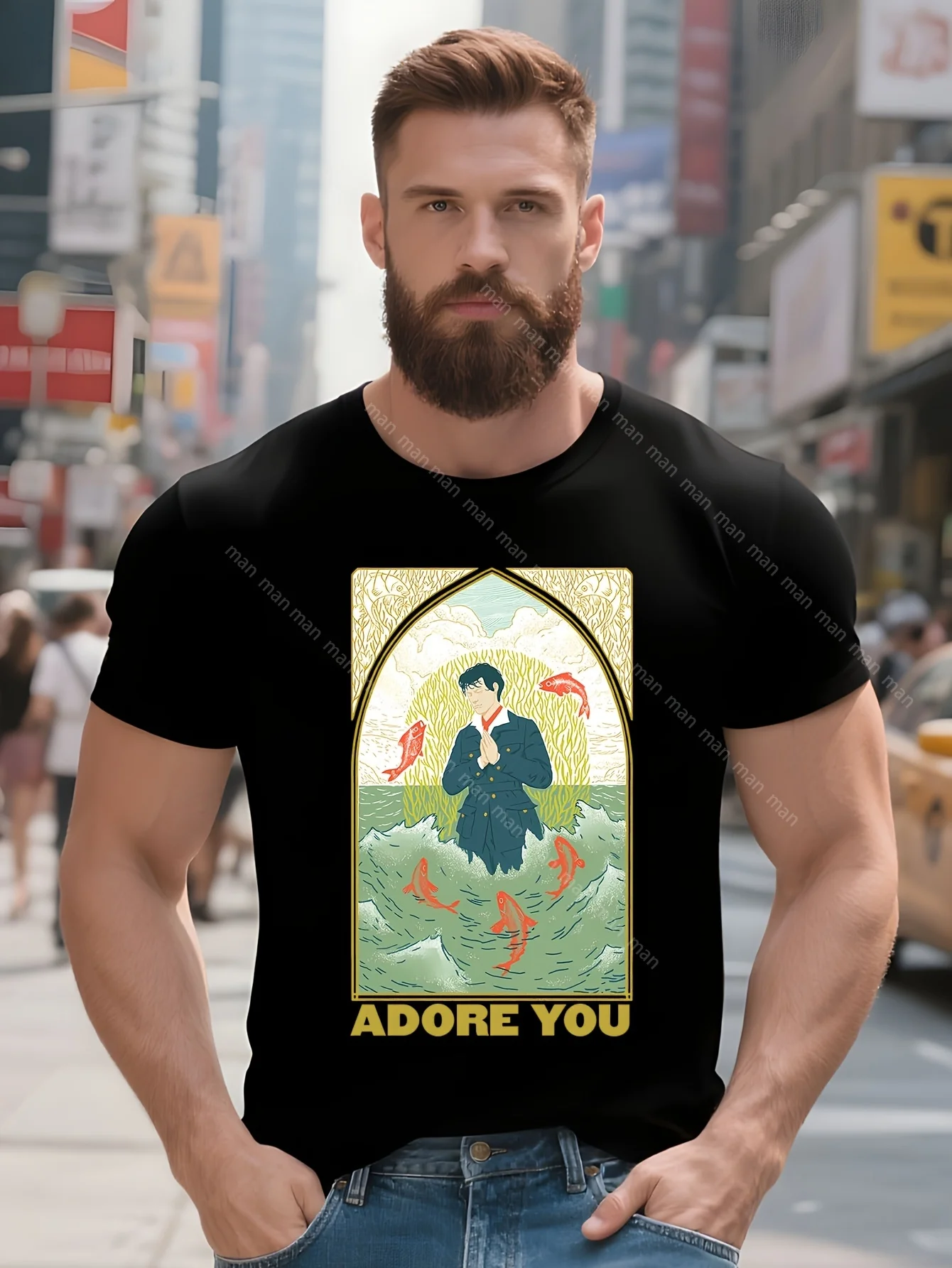 

Рубашка Adore You Merch # цвет: Черный, размер: L