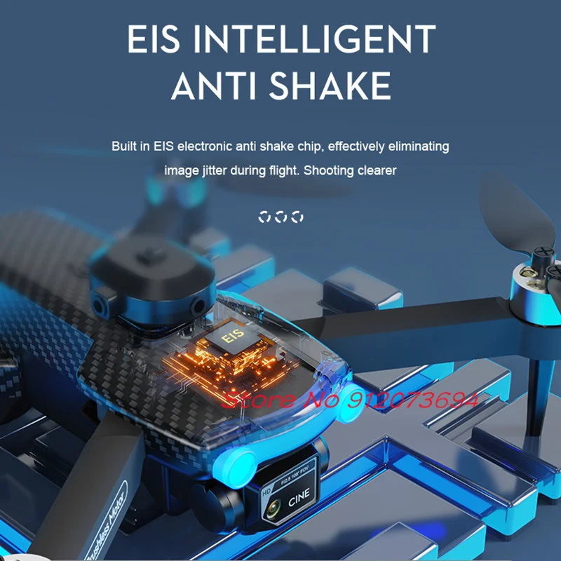 Brushless Obstacle Avoidance Remote Control Quadcopter Drone EIS Smart Anti Shake Low Battery Warn RC Quadcopter Drone Model