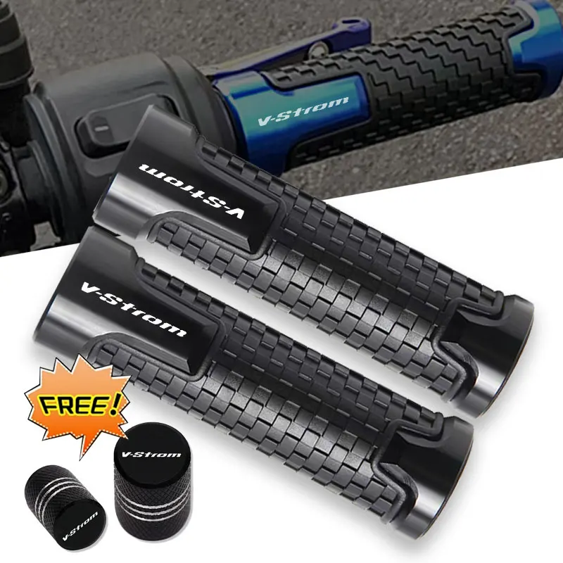 

For SUZUKI VSTROM DL250 DL650 V-Strom DL1000 DL 650/XT 1000/XT Motorcycle Accessories Non Slip Handlebar Grip CNC Hand Bar Grips