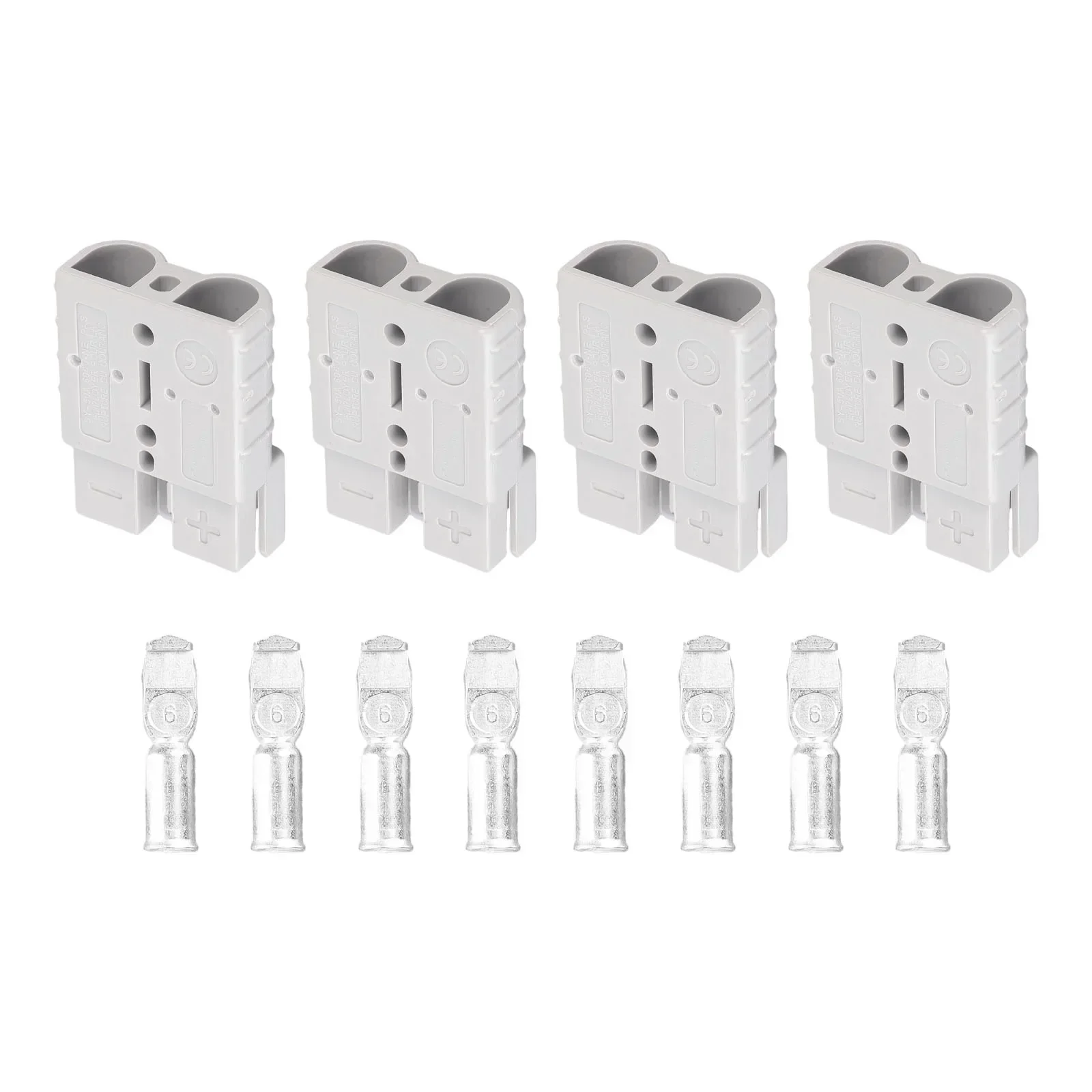 50A Connector For Anderson Style Plug Connectors DC Power Solar Caravan Motorcycle Socket Battery Charging Adapter Accessories
