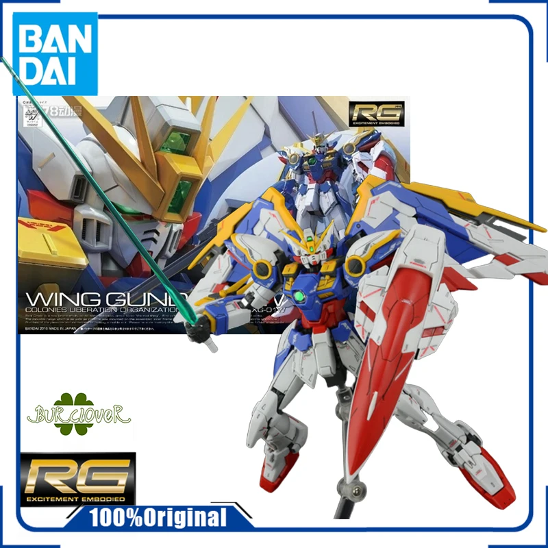 

Bandai Original RG Standard Version 20 Wing Gundam EW Anime Action Figure Assembly Model Toys Gifts For Children