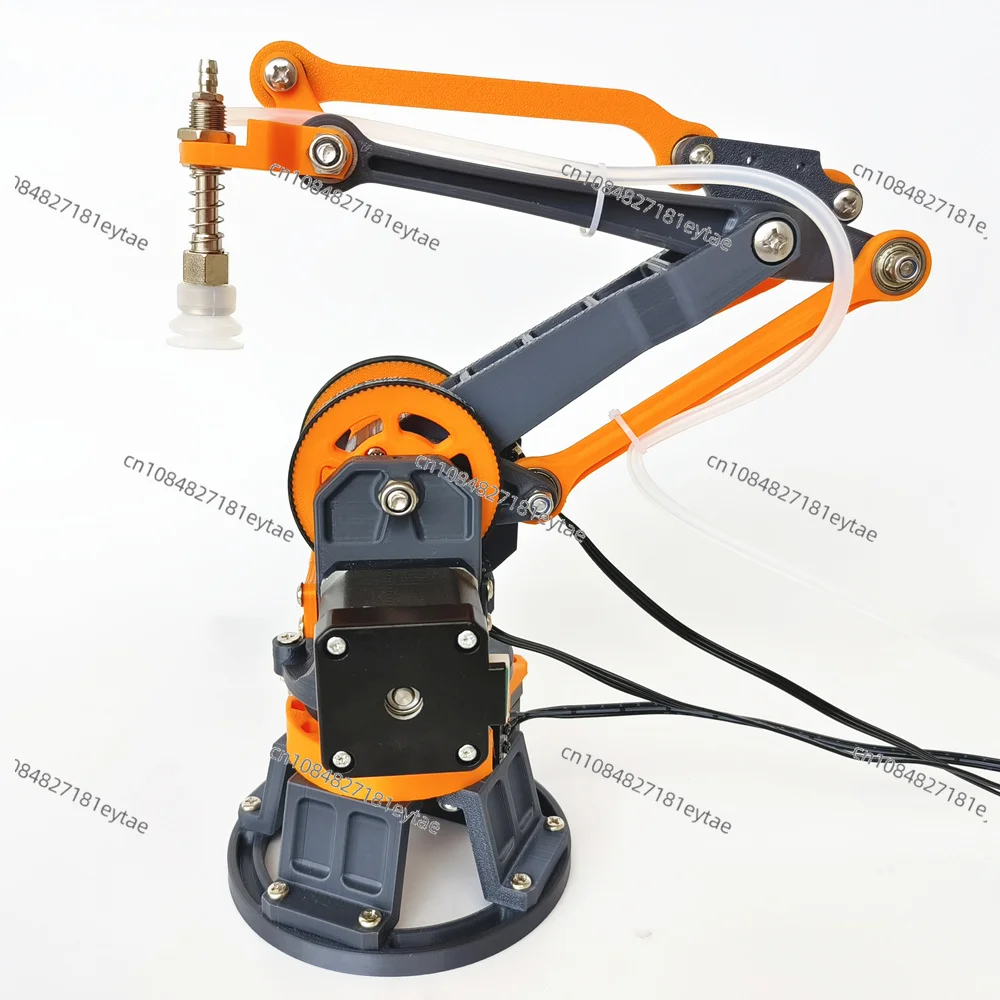 

Desktop Aluminum Alloy Robot Arm with Control Belt Limit Suction Cup Play 3D Printing Stepper Motor Machine