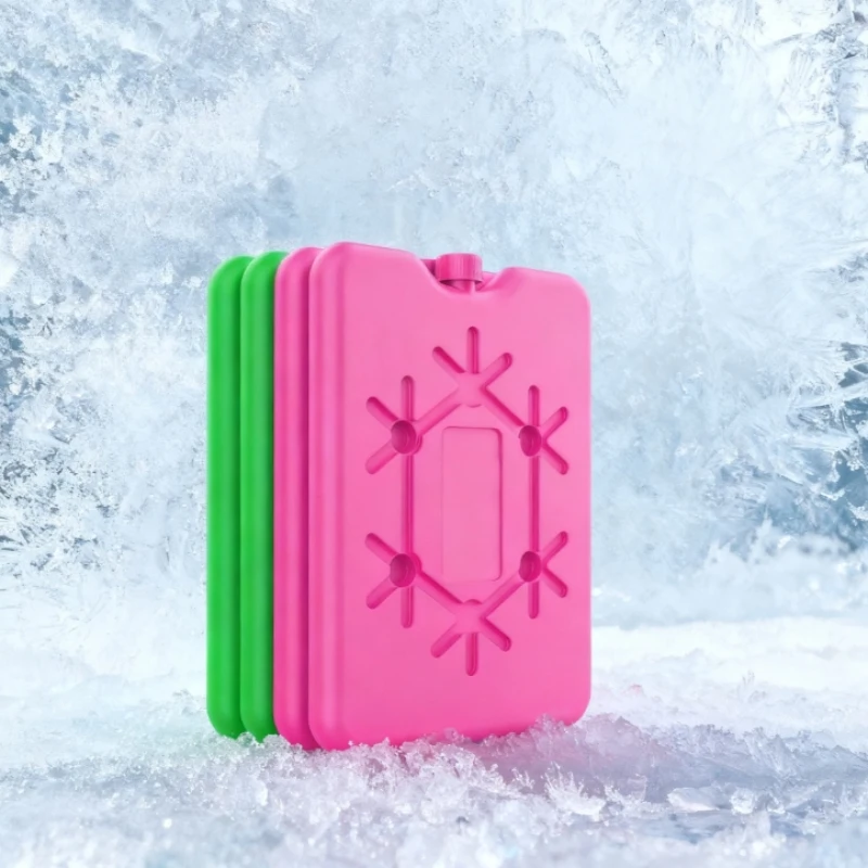Leichte Kühltasche zur Aufbewahrung von frischen Lebensmitteln, wiederverwendbarer Eisbeutel, tragbare Wassereinspritzbox für Lunchbox und Kühler