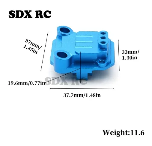 غطاء صندوق التروس الخلفي المعدني علبة التروس XS-TA29165 لـ Tamiya TA01/TA02/DF01/TOP FORCE/MANTA RAY ترقية أجزاء الملحقات