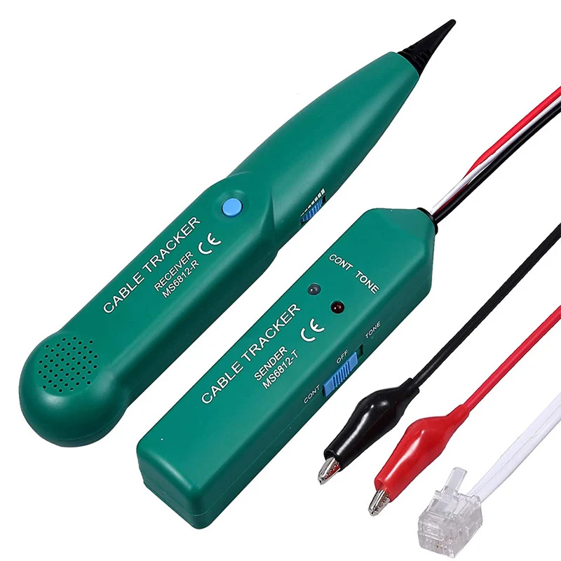 MS6812 Professional Cable Tracker Tester LAN Detector UTP STP Telephone Wire Tracer with Breakpoint Location And Tone Diagnose