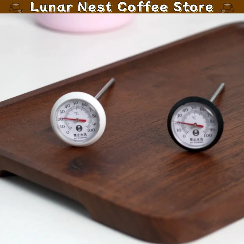 Timemore Manual Coffee Thermometer Clip On Pointer Pen Type For Milk Frothing Latte Art Home Barista Coffee Brewing Black White