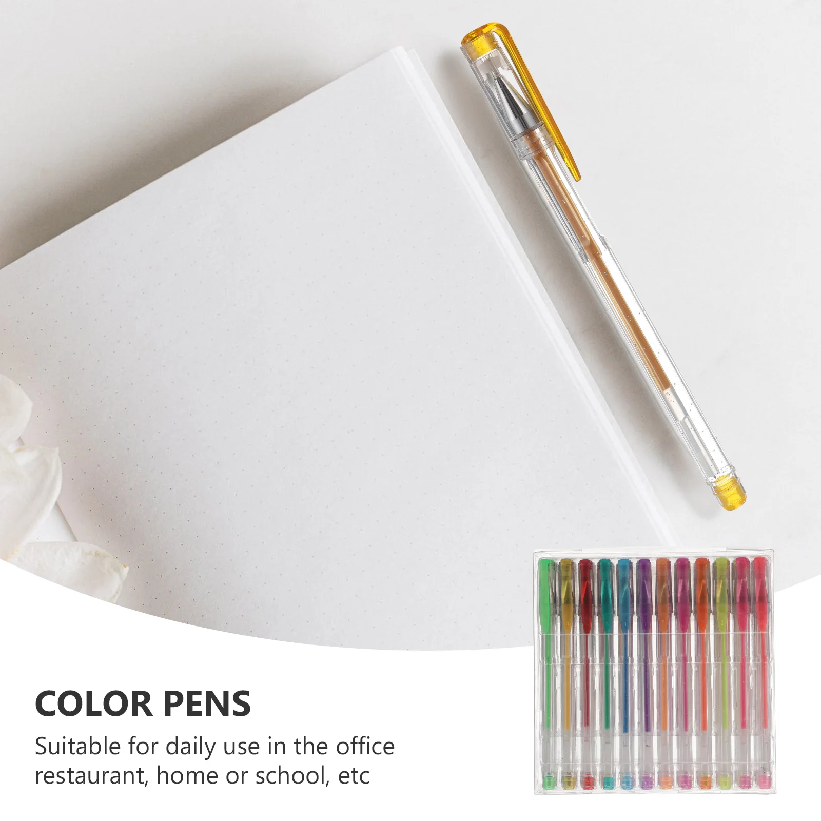 

48Pcs Colored Gel Pens Lightweight Fine Tip Pens for School Office Drawing Painting Craftwork Gel Pen