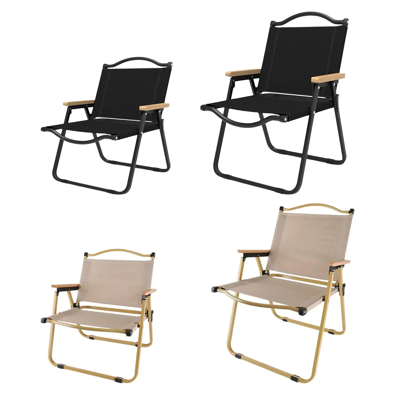 Portable Camping Folding Chair, Heavy Duty Comfortable Stable Practical Hiking Seat for Patio Barbecues Lawn Beach Picnics Portable Camping Folding Chair, Heavy Duty Comfortable Stable Practical Hiking Seat for Patio Barbecues Lawn Beach Picnics