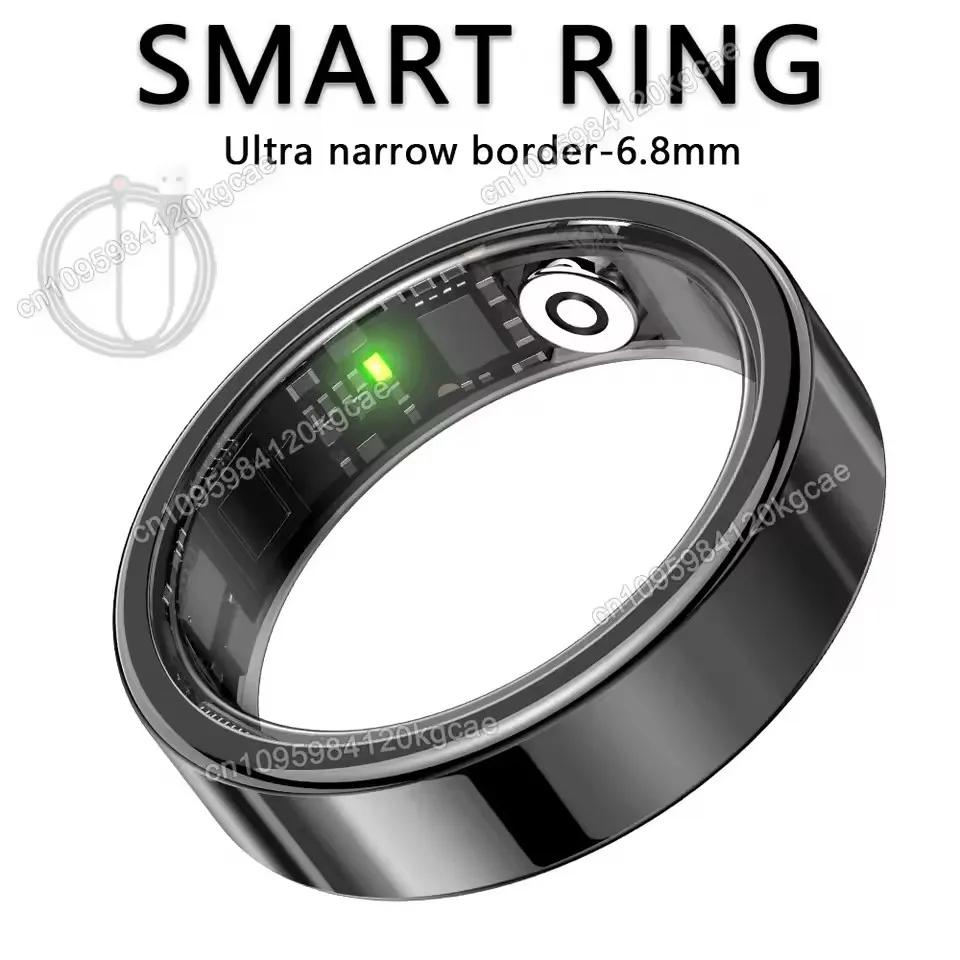 2026 Nieuwe Smart Ring Hartslag Bloeddruk Slaapmonitoring Bewegingsregistratie IP68 Waterdicht Heren Dames Smart Ring Vakantiecadeau