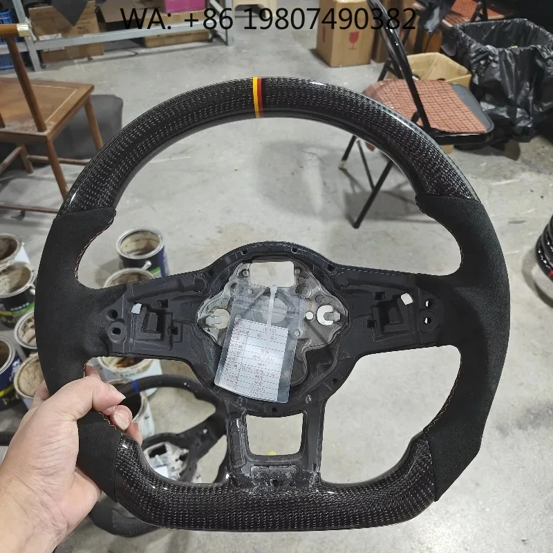 

New Carbon Fiber Steering Wheel Custom Sport Upgrade For Luxury Sport Auto Interior Modified Accessory