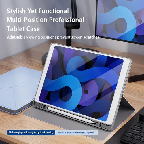 Imagen 2 del producto Para Samsung Galaxy tab S9 11 S10 FE S10 Lite 10,9 ""funda con soporte plegable inteligente Galaxy Tab A9 plus 11 A8 10,5 S6 lite 10,4