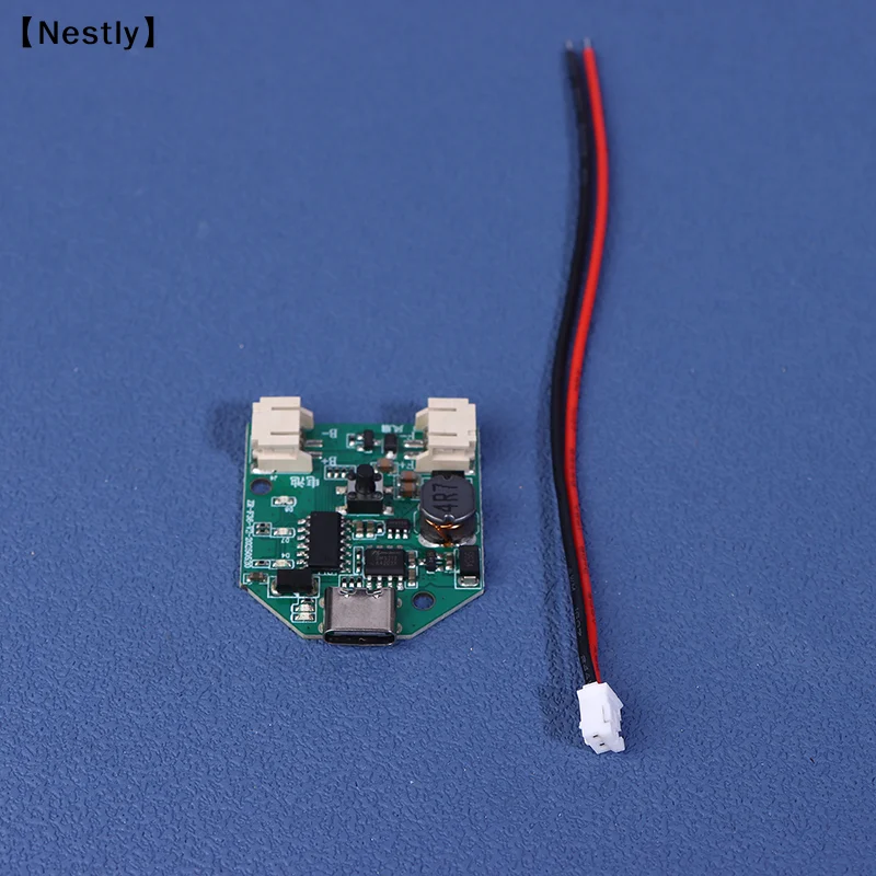 Type-C Micro USB Fan Drive Module 9V 3-Speed Stepless Speed Charging Control Board Mini Table Fan Handheld Fan Circuit Pcb〔Nest〕