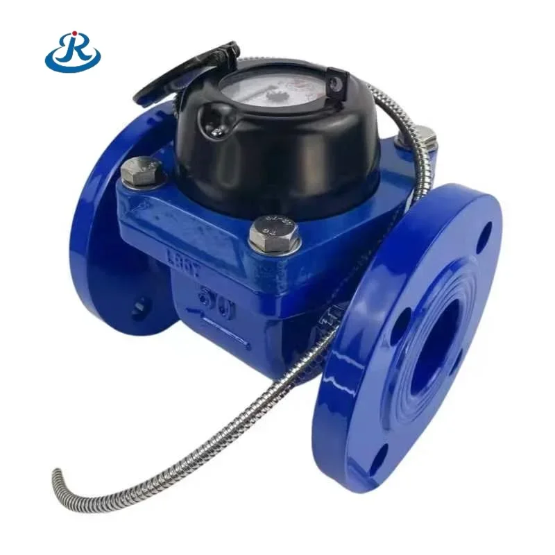 2 Inch Digital Woltman Pulse Water Meter Cast Iron Cold Water Meter with IP68 Protection Class DN50mm