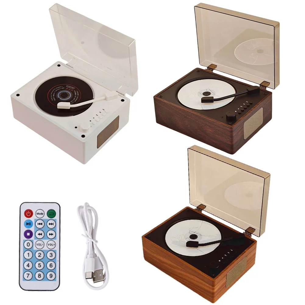 

Portable CD Player Rechargeable Support CD BT USB 3.5mm AUX CD Music Player Bluetooth-Compatible 5.0 Desktop CD Player for Phone