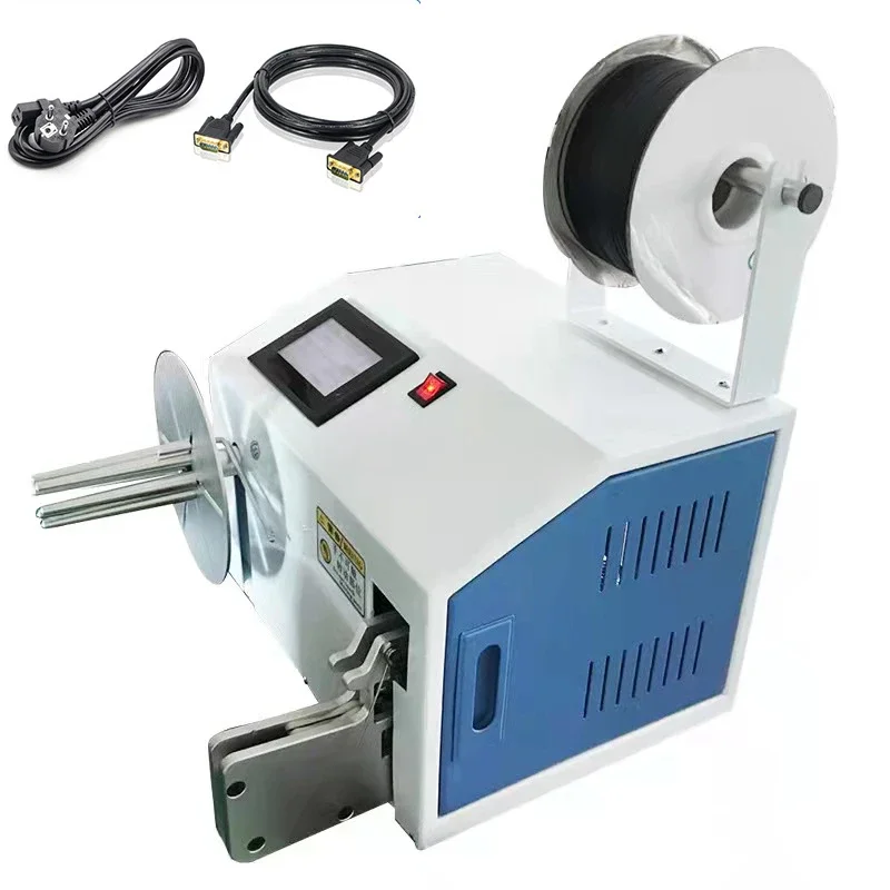 semi-auto wire winding binding machine high efficiency save labor force for 8 and 0 shape for USB copper wire line