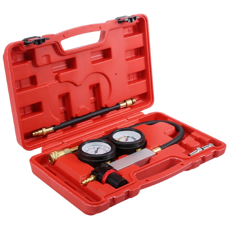 

Tu-21 Cylinder Leak Tester Petrol Engine Compression Leakage Leakdown Detector Kit Diagnostics Tool