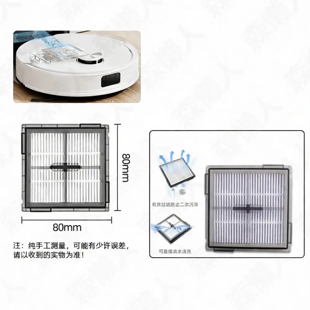 For Roborock Q10 X5 Plus Q10 PF Plus Q8 Max Pro Plus Robot Vacuum Consumables Main Roller Brush Filter Side Brush Mop Pads