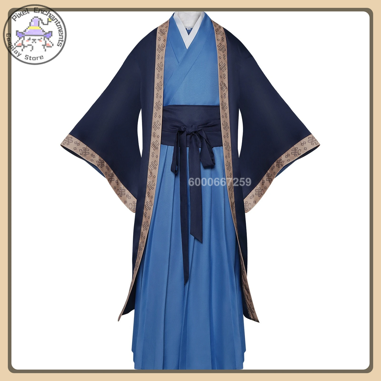 

Kusuriya no Hitorigoto Minashi Cosplay Costume Royal Blue Embroidered Robe Full Set High Quality Multi-Scene Cosplay Costume