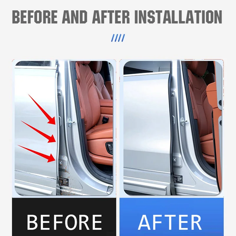 For Chery iCar iCaur V27 V 27 2026 Car Door B C pillar Weatherstrip Seal Noise Reduction Tape Waterproof dustproof accessories