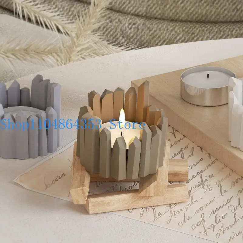 652F Silicone Crafting Moulds Easy Demolding Moulds Creative Base Molds Flexible Silicone Holder Molds