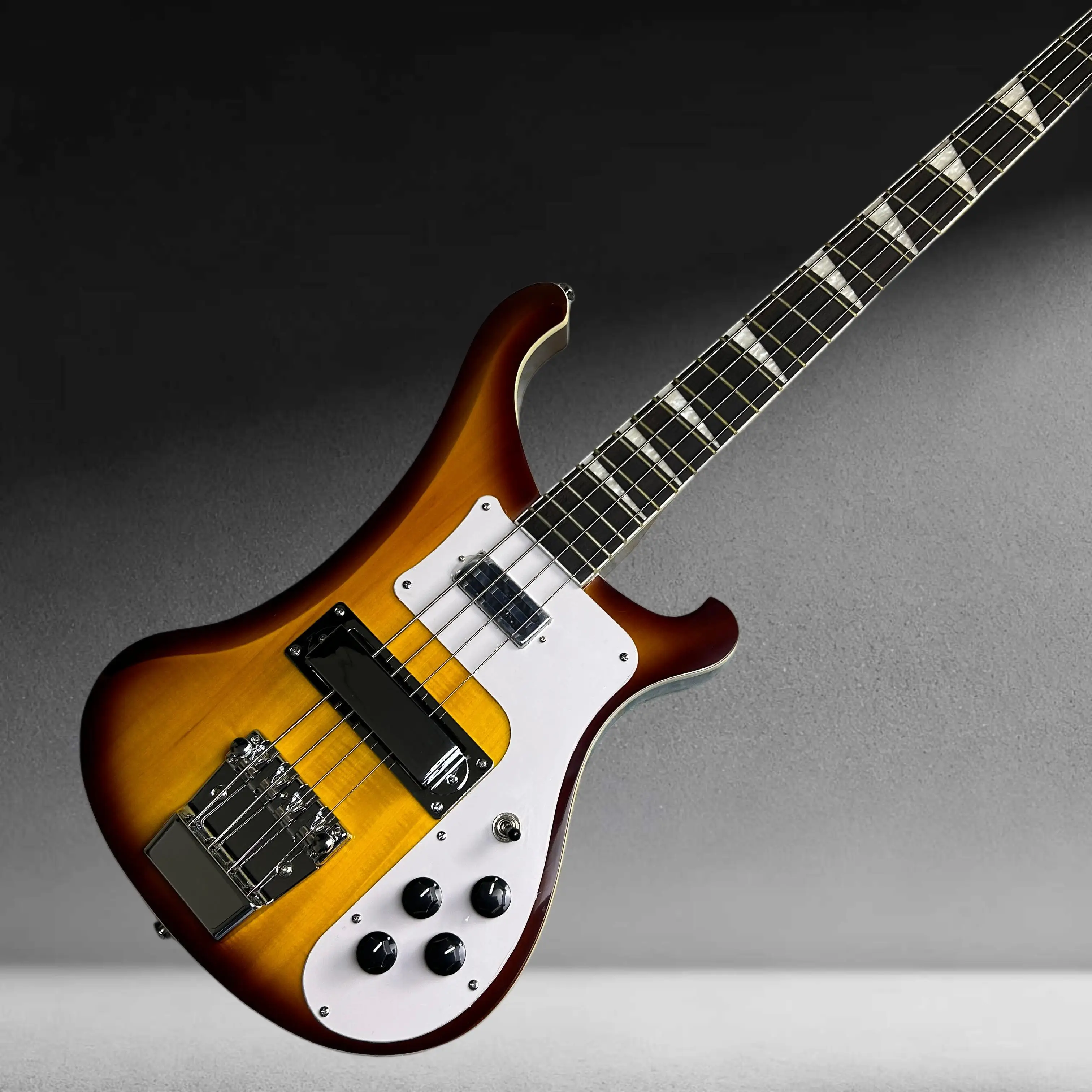 

classical vintage sunburst 4003 bass electric guitars chrome hardware free shipping