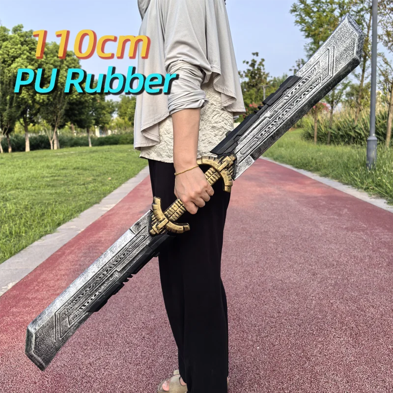 

1:1 Cosplay Super Hero Weapon Double-edged Sword Weapon Assembled Sword Model Kids Gift Movie Role Playing 110cm