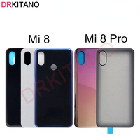 Back Cover For Xiaomi Mi 8 Mi8 Pro Battery Cover Back Glass Panel Rear Housing Case Replacement+Adhesive Sticker