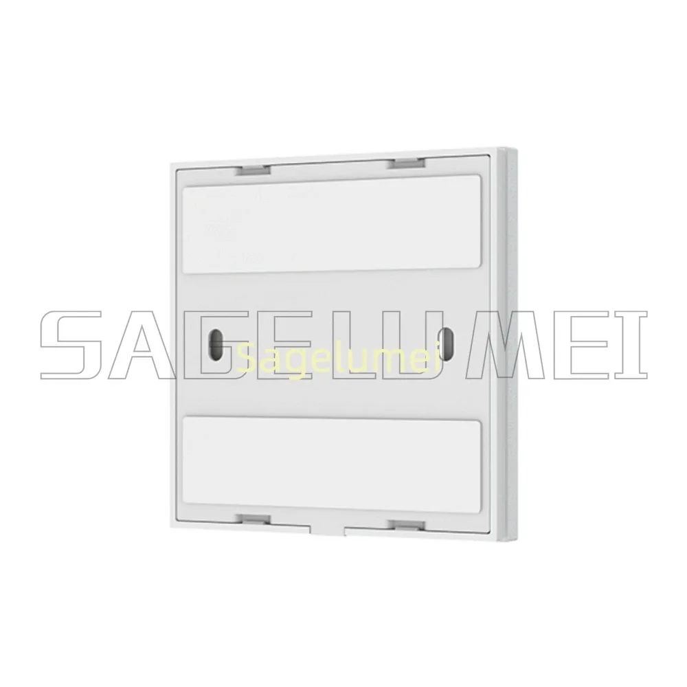 2 Zone Switch Panel RF Remote Dimming Control White Tempered glass frame Apply to RF LED controller or switch Skydance PB2(G)