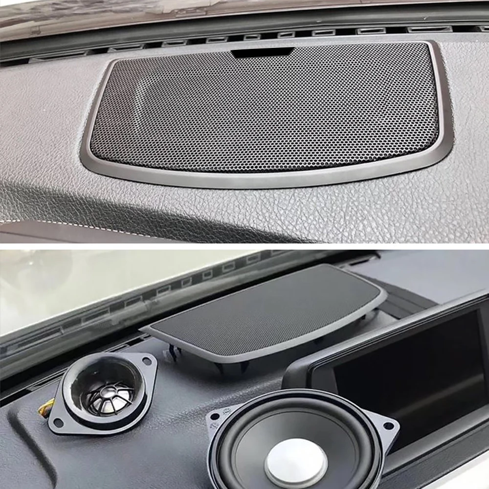 Car center console speaker cover For BMW F10 F30 F32 F34 G30 series high quality audio loudspeaker decor protection build