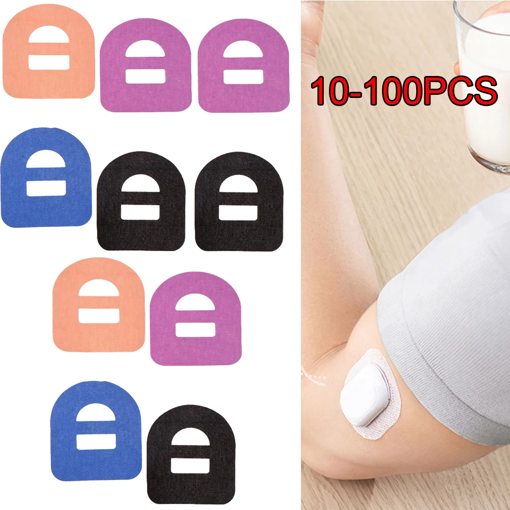 10-100Pcs Waterproof Adhesive Patches CGM Sensor Patch Glucose Meter Sensor Fixing Sticker Long Lasting Fixing Patch