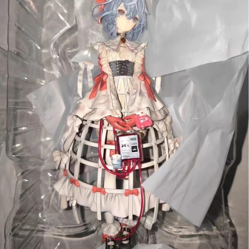 

Новая аниме-фигурка Ремилии Скарлет с крыльями, коротковолосая девушка-вампир, коллекционная статуэтка для декора рабочего стола, для любителей аниме