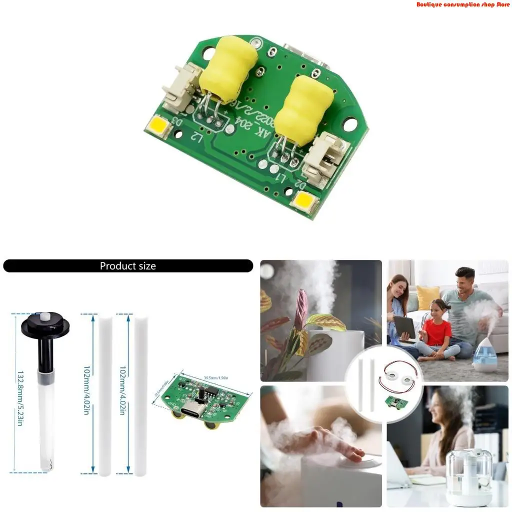 L9NA Portable Ultrasonic Mist Maker Fogger Atomizer Transducer Atomizer Film Plate