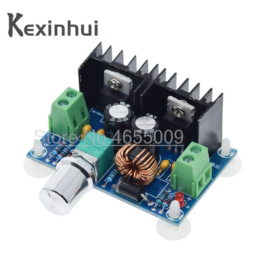 XH-M401 DC-DC Step Down Buck Converter Power Supply Module XL4016E1 PWM Adjustable 4-40V To 1.25-36V Step Down Board 8A 200W