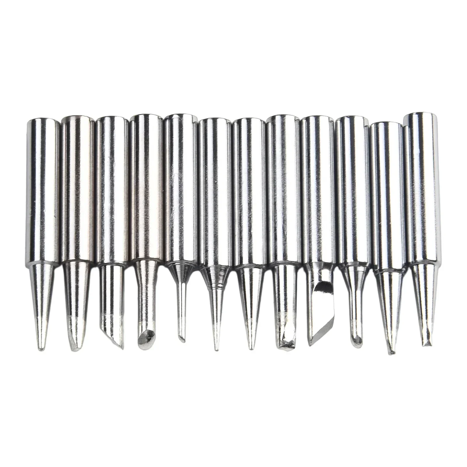 12pcs Soldering Iron Tips 900M-T Welding Station Tools I B C D K For 936 937 938 Soldering Iron Tip Weller Soldering Tip Tools