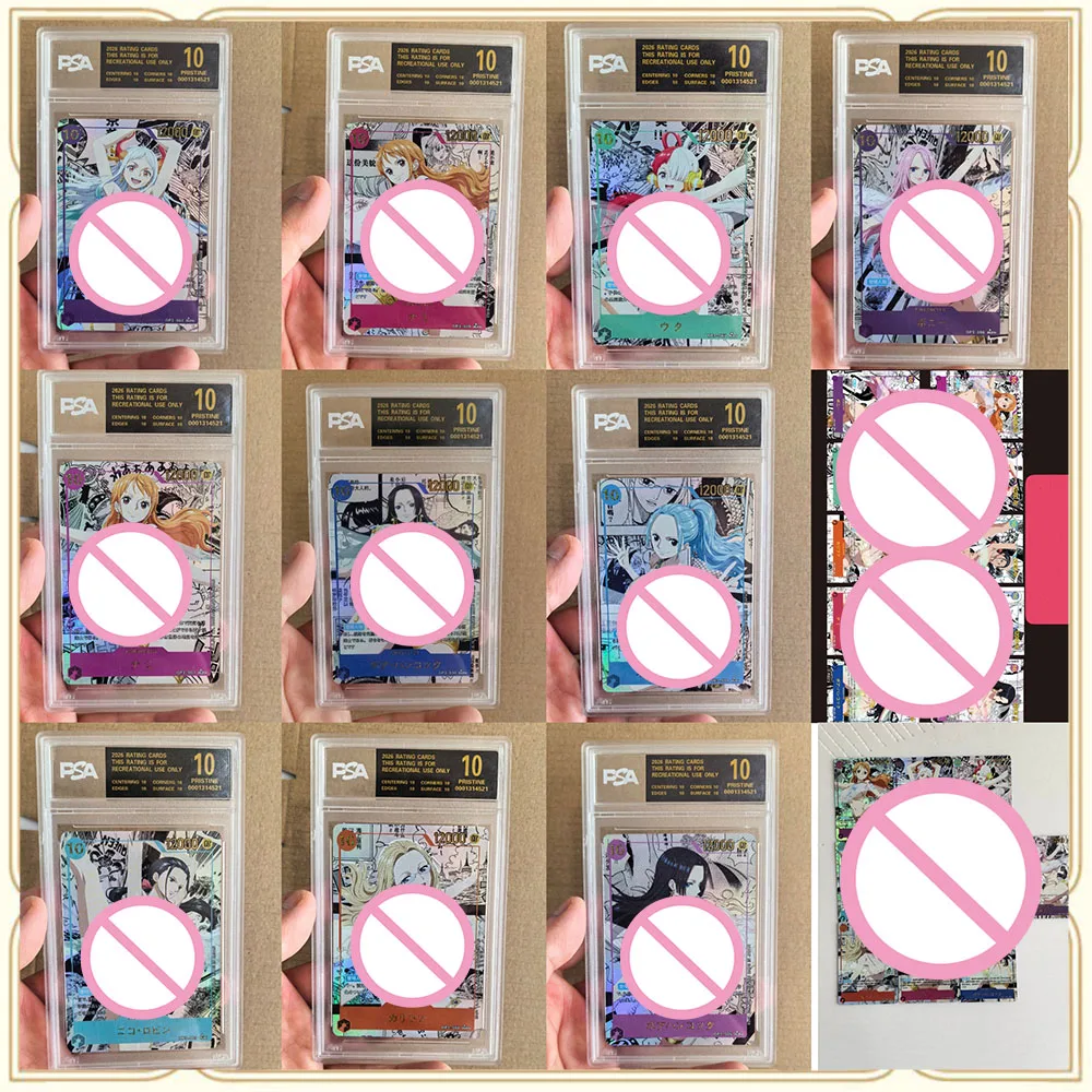 

Коллекционная карточка Anime Goddess Story DIY ACG One Piece: Ямато, Нами, Ута, Бонни. Блестящая, улучшенная версия. Подарок на Рождество и День рождения.