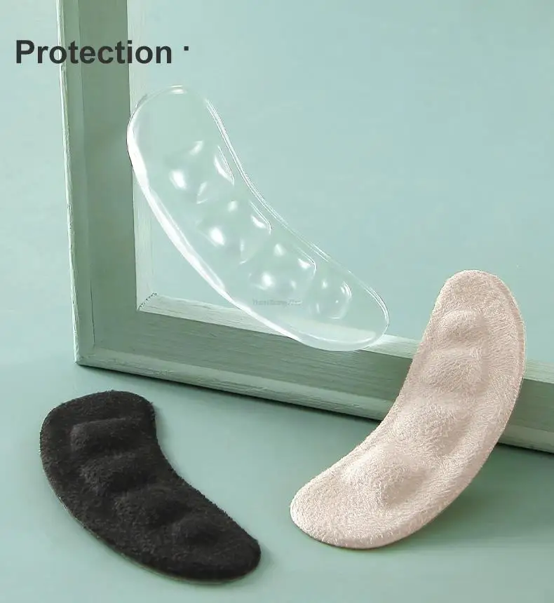 Schuhpolster für High Heels, rutschfeste Fußpolster für Sandalen, verschleißfeste Füße, Silikon-Fersenschutz für Damenschuhe, Fersenschutz – Detail 1