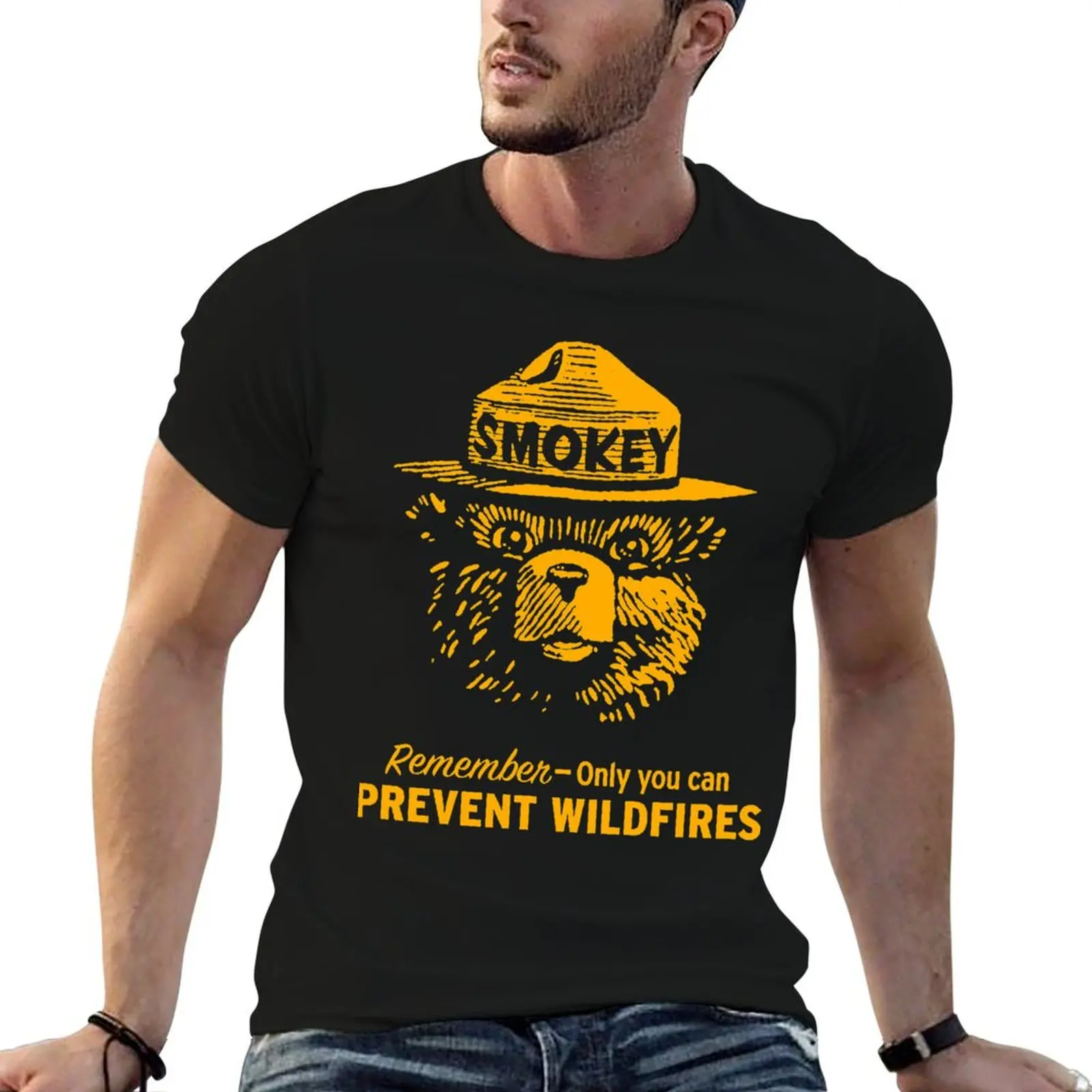 Remember Only you can prevent wildfires T-Shirt Basic Casual Wear Short Sleeve Top