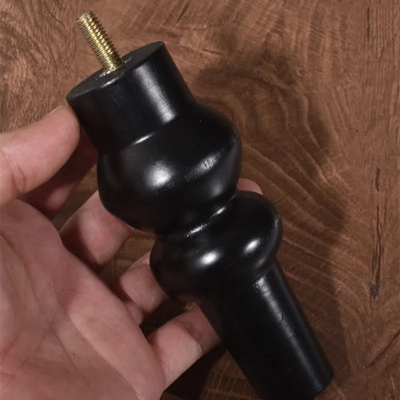 

4 шт., ретро мебельные ножки из цельного дерева, ножки для ТВ-шкафа, ножки журнального столика, опорная рама, ножка, прикроватная тумбочка, ножки тыквы