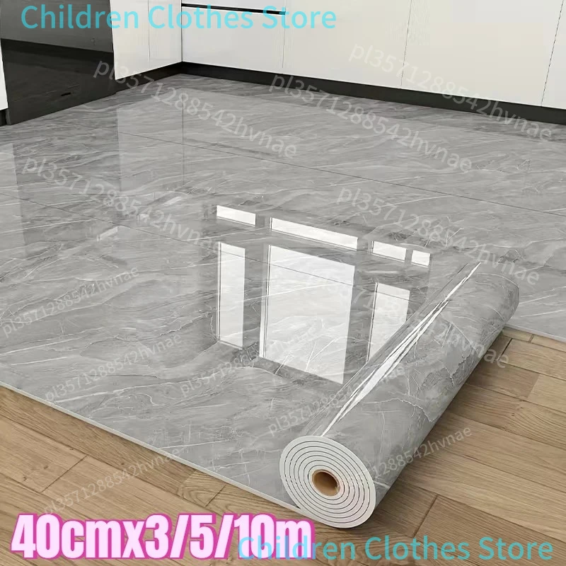 1 rouleau de papier peint auto-adhésif avec motif de Style marbre, autocollant mural décoratif imperméable et résistant à l'huile, matériau PVC