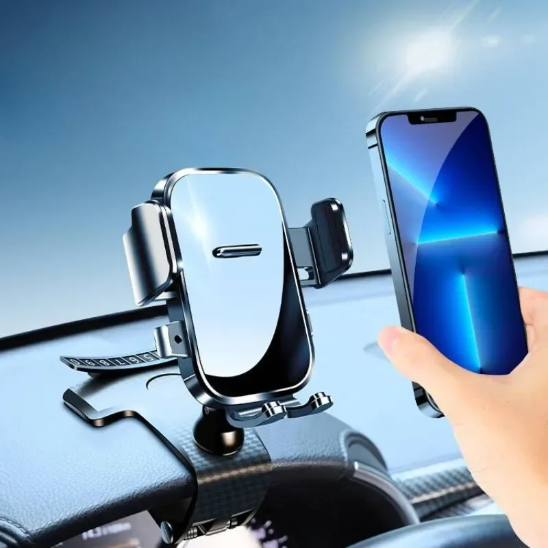 Dashboard Car Phone Holder Rotation Mount With Rubber Gripper Universal Car Smartphone Bracket For Navigation Parking Number