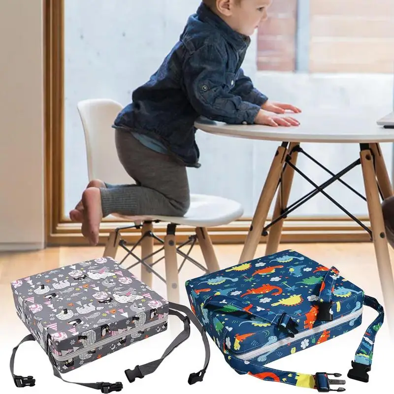 Assento impulsionador para mesa, Almofada de elevação ajustável, Cadeira Seat Pad, Thick Kids Booster Seat