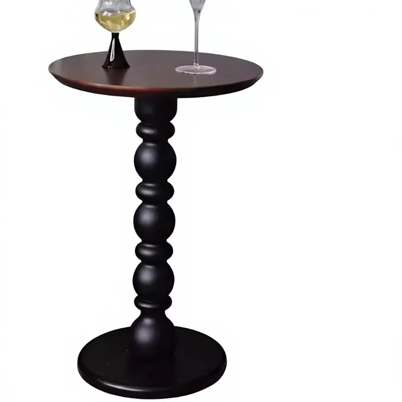 Solid wood oak medieval style environmentally friendly and durable modern sofa side table coffee table bedside table