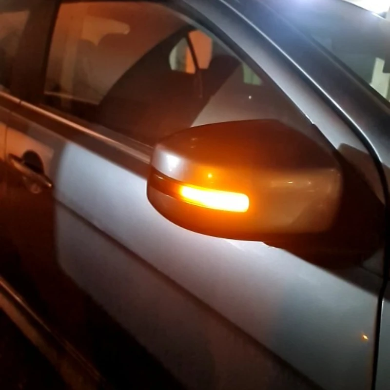 2Pcs Dynamic Arrow For Mitsubishi Outlander 2013-2020 Lancer 2016 2021 ASX LED Turn Signal Blinker Sequential Side Mirror Light