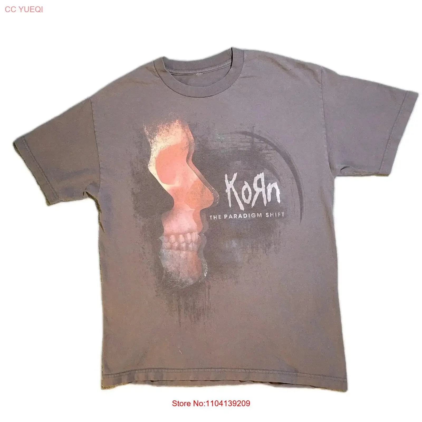Korn Paradigm ShifT T Shirt Black Large Y2k 2000s vintage Washed Casual streetwear Stylish Breathable designer clothes Slightly