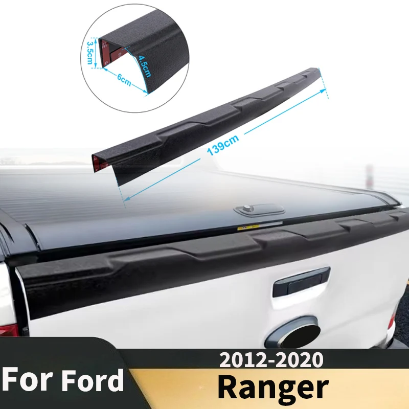 

2012-2020 for Ford Ranger T6 T7 T8 Wildtrak XLT XLS XL 4x4 Car Rear Tailgate Protector Cover Anti-collision Anti-scratch Trim
