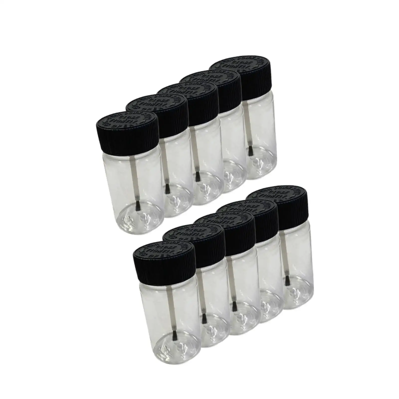 10Pcs Touchup Paint Applicator Bottles Reusable Fixing Wall, Stone Chips, Scratches, Car Surface Empty Touch up Paint Bottles