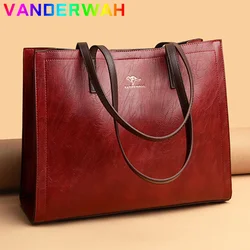 Bolsos grandes de hombro Vintage de gran capacidad, bolsos con asa superior a la moda, bolsos de cuero Pu de alta calidad, bolso informal con diseño de letras