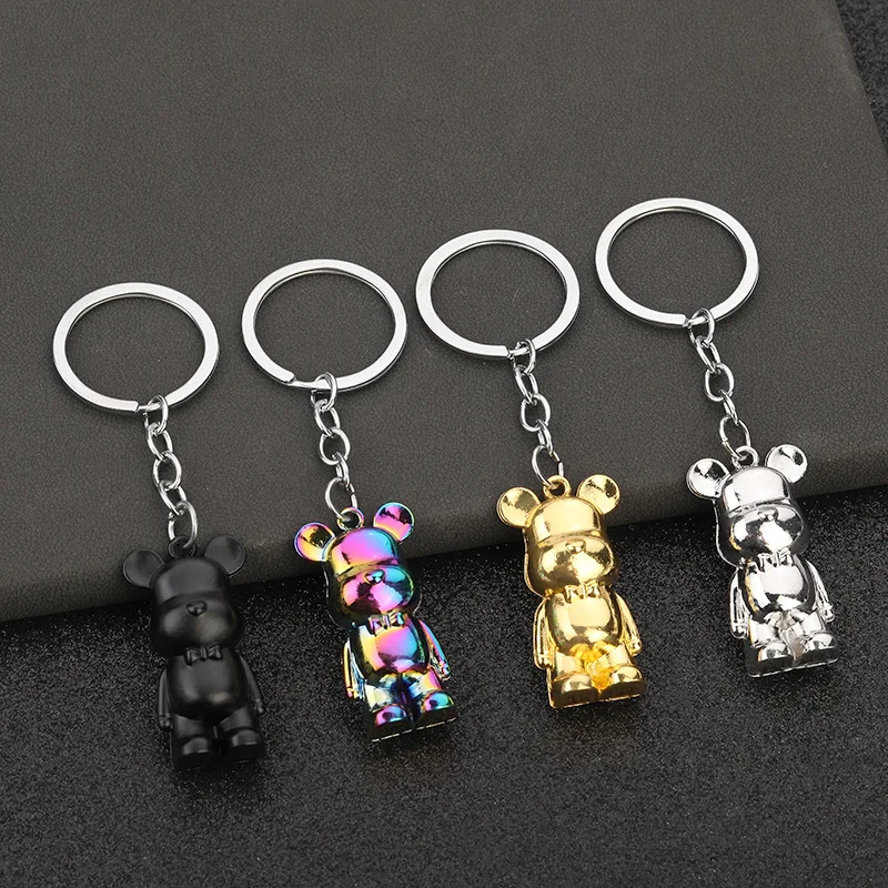 Bear metal car key jewelry, violent bear key chain, backpack mobile phone pendant