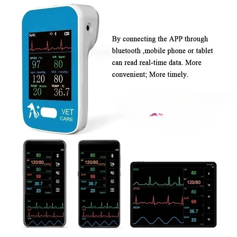 

Veterinary monito ec handheld veterinary monito multiparametros AM6200 veterinary monito device