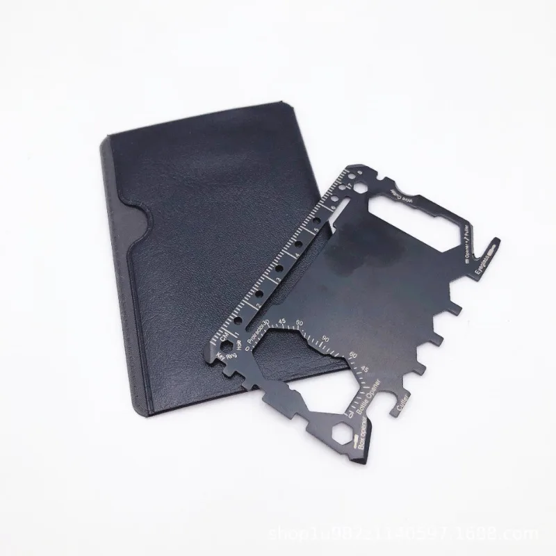 46 in 1 Carry on survival multi-functional EDC tool card Outdoor Gift Stainless Steel Escape Knife card camping tool